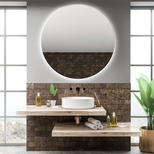 Spiegel Gliss Design Oko Rond LED Verlichting Incl. Verwarming (Alle Maten)