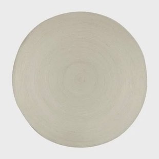 Interieur05 Rond wollen vloerkleed Gapo wit - 150 x 150 cm