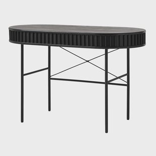 Redmer houten bureau zwart eiken - 120 x 60 cm