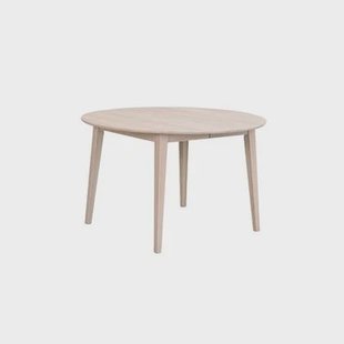 Rowico Home Filippa Ronde Uitschuifbare Eettafel Ø120 cm - Whitewash