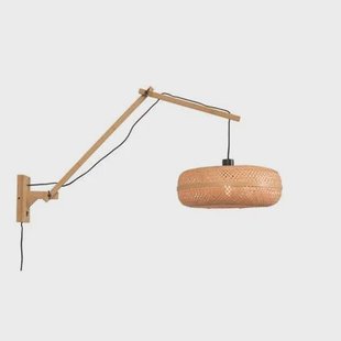 GOOD&MOJO Wandlamp Palawan - Bamboe - 100x40x70cm GOOD&MOJO Wandlamp Palawan - Bamboe - 100x40x70cm