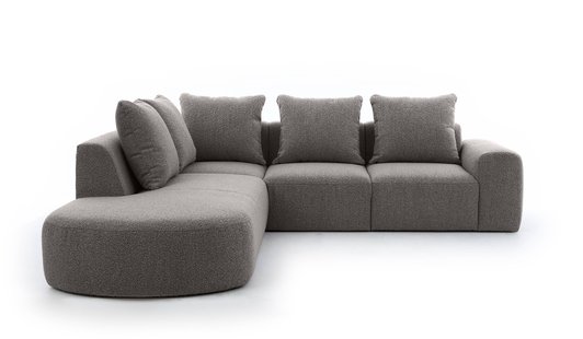 Hoekbank Arrezzo Big links bouclé | NADUVI Collection