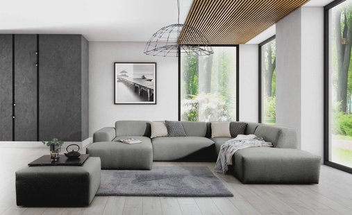 U-bank Nina rechts velvet | NADUVI Collection