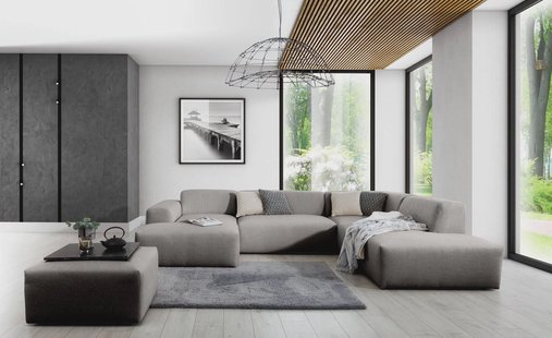 U-bank Nina rechts linnen | NADUVI Collection