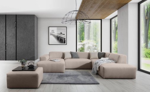 U-bank Nina rechts linnen | NADUVI Collection