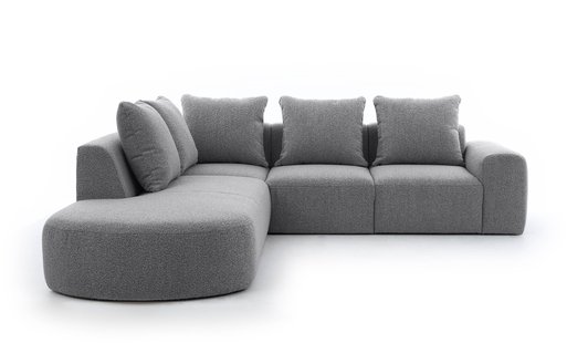 Hoekbank Arrezzo Big links bouclé | NADUVI Collection