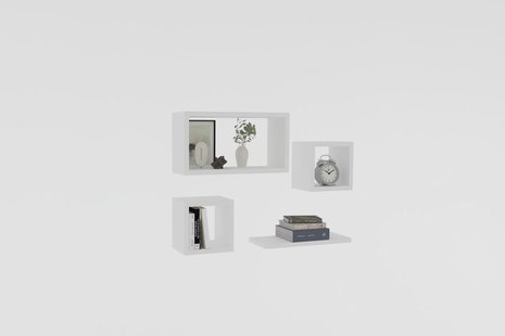 Set van 4 wandplanken Babi | Hannah Home