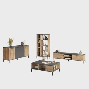 TV-meubelset Osaka met salontafel en wandkasten | Kalune Design