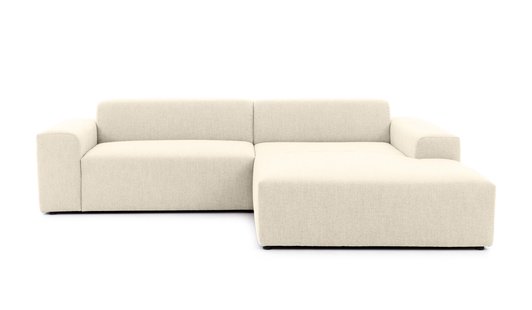 Hoekslaapbank Nina rechts ribstof | NADUVI Collection