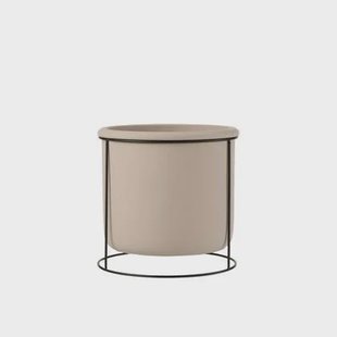 J-Line bloempot Hangend - cement - taupe - large - Ø 20 cm J-Line bloempot Hangend - cement - taupe - large - Ø 20 cm