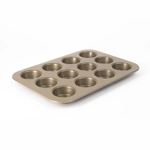 Cuisipro muffinvorm - met keramische anti-aanbaklaag - voor 12 muffins