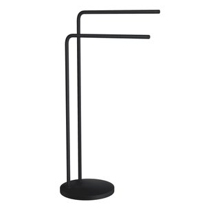 Smedbo Beslagsboden Handdoekhouder - 40x80x25cm - Staal Mat zwart BB1231