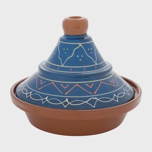 Tajine Fiesta - blauw - 27 cm