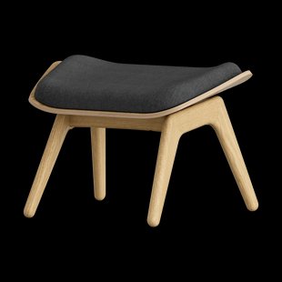 The Reader Ottoman houten voetenbank - Shadow The Reader Ottoman houten voetenbank - Shadow