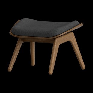 The Reader Ottoman houten voetenbank donker eiken - Shadow