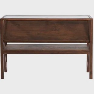 Light&living Bijzettafel 119x41x80 cm YUKI acacia hout+glas