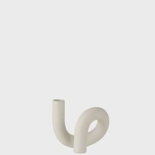 J-Line kaarshouder Torsie - keramiek - wit