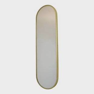 LOFT42 Industry Passpiegel Ovaal - Goud - Metaal - 122x36