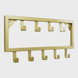 LOFT42 Bono Small Kapstok - Goud - Metaal - 9 haken - 50x26x4