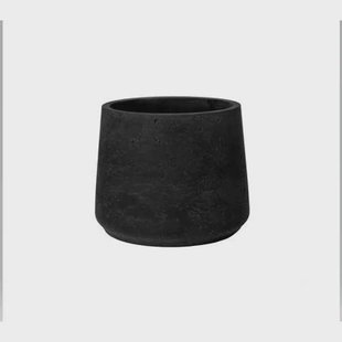 Pottery Pots Bloempot Zwart-Grijs D 13.5 cm H 11 cm Per stuk