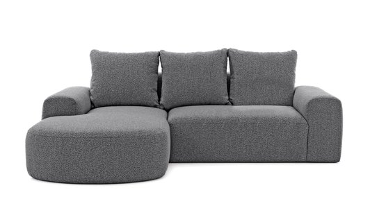 Hoekbank Arrezzo links bouclé | NADUVI Collection