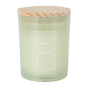 Geurkaars - green water - ø8x10 cm