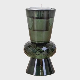 Waxinelichthouder Prisma glas | House Nordic