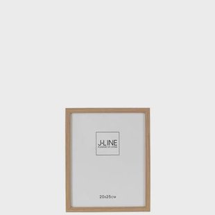 J-Line fotolijst Basic - hout - naturel - medium - 2 stuks