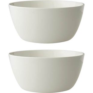 Maastricht Porselein Schaal Lux 21 cm 2 l Offwhite 2 stuk(s)