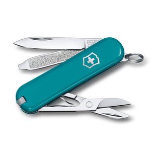 Victorinox Classic SD zakmes - Mountain Lake - 7 functies - RVS
