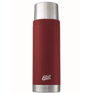 Esbit Sculptor Thermosfles - 1L - Bordeaux Rood - RVS - 2 Bekers Esbit Sculptor Thermosfles - 1L - Bordeaux Rood - RVS - 2 Bekers