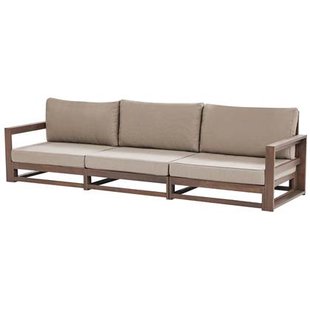 Beliani-TIMOR-Tuinbank 3-zits-Donker-FSC® gecertificeerd acaciahout