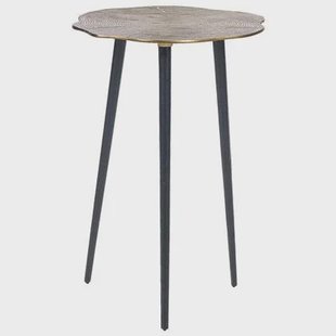 Beliani - MUNNAR - Bijzettafel - Goud - Aluminium