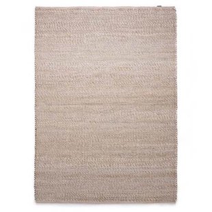 Nordic Weavers Wollen vloerkleed Lett - beige|crème - 60x120 cm