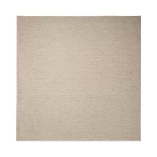Tapeso Vierkant vloerkleed Lush - crème - 200x200 cm Tapeso Vierkant vloerkleed Lush - crème - 200x200 cm