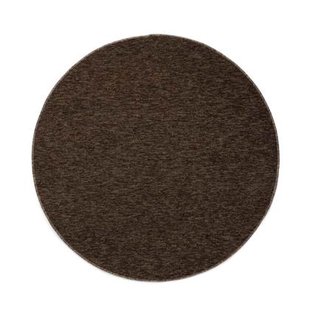 Tapeso Rond vloerkleed Lush - bruin - 120 cm