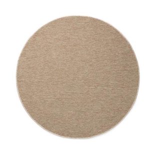 Tapeso Rond vloerkleed Lush - beige - 160 cm