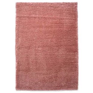 Tapeso Hoogpolig vloerkleed - Cozy Shaggy - roze - 240x340 cm