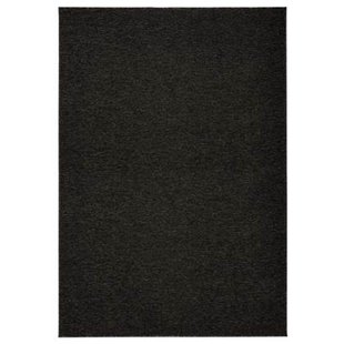 Tapeso Laagpolig vloerkleed Lush - antraciet - 140x200 cm