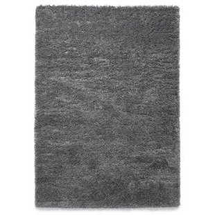 Tapeso Hoogpolig vloerkleed - Cozy Shaggy - grijs - 80x150 cm