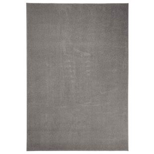 Tapeso Laagpolig vloerkleed Fine - lichtgrijs - 80x150 cm