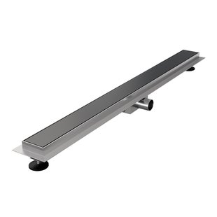 Douchegoot Brauer Gunmetal Inclusief Vloerflens 90x7 cm Zero Tegelinlegrooster Omkeerbaar Douchegoot Brauer Gunmetal Inclusief Vloerflens 90x7 cm Zero Tegelinlegrooster Omkeerbaar