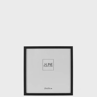 J-Line fotolijst Basic - hout - zwart - large - 2 stuks