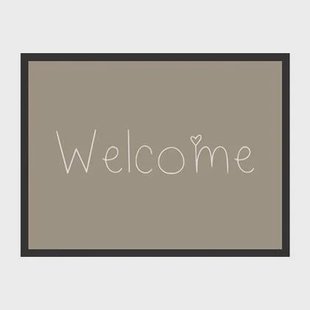 MD Entree - Deurmat - Schoonloopmat - Ambiance Welcome - 50 x 70 cm