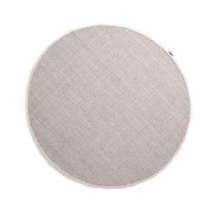Nordic Weavers Rond wollen vloerkleed Lett - wit - 250 cm