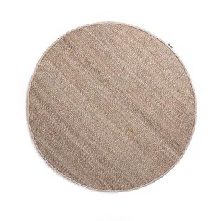 Nordic Weavers Rond wollen vloerkleed Lett - beige - 300 cm