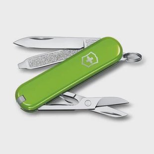 Victorinox Classic SD zakmes - Smashed Avocado - 7 functies - RVS