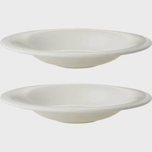Maastricht Porselein Bord diep coupe Lux 29 cm Offwhite 2 stuk(s)