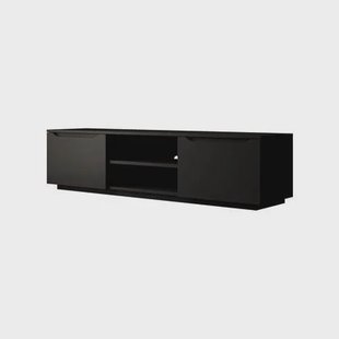 Meubella TV-Meubel Fairmont - Mat zwart - 160 cm Meubella TV-Meubel Fairmont - Mat zwart - 160 cm