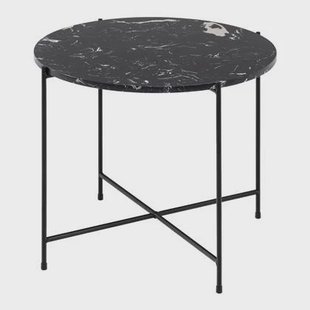 by fonQ Dainty Bijzettafel Ø 52 cm - Zwart by fonQ Dainty Bijzettafel Ø 52 cm - Zwart